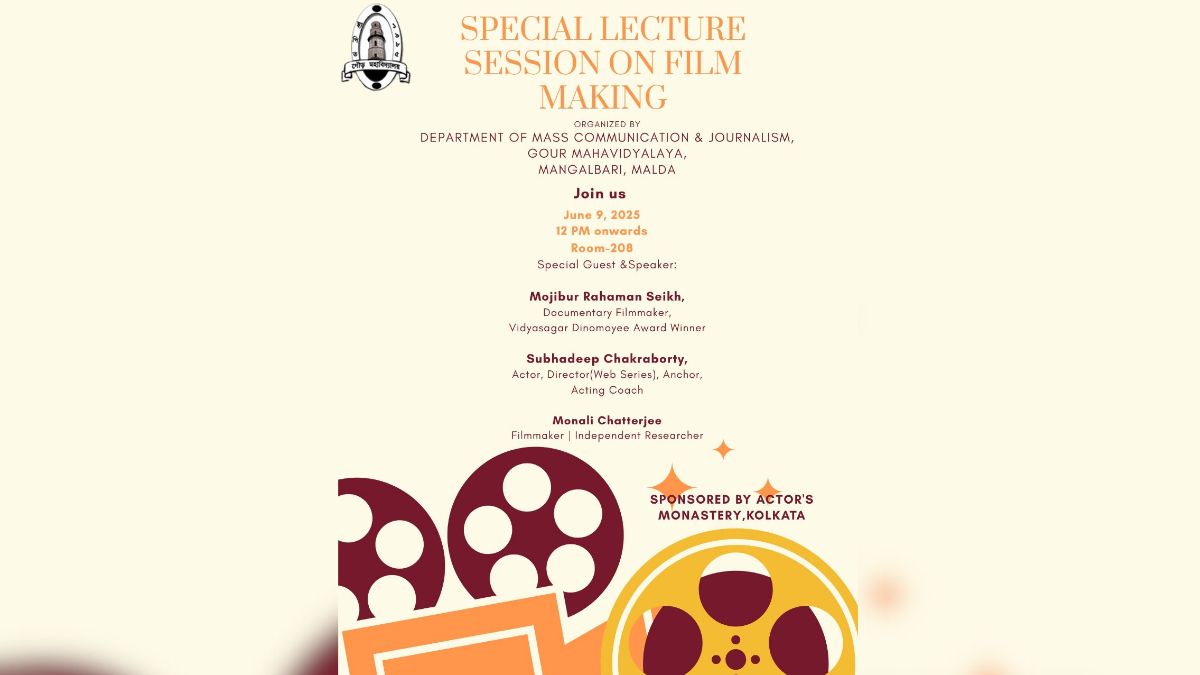 Special Lecture Session on Filmmaking at Gour Mahavidyalaya
