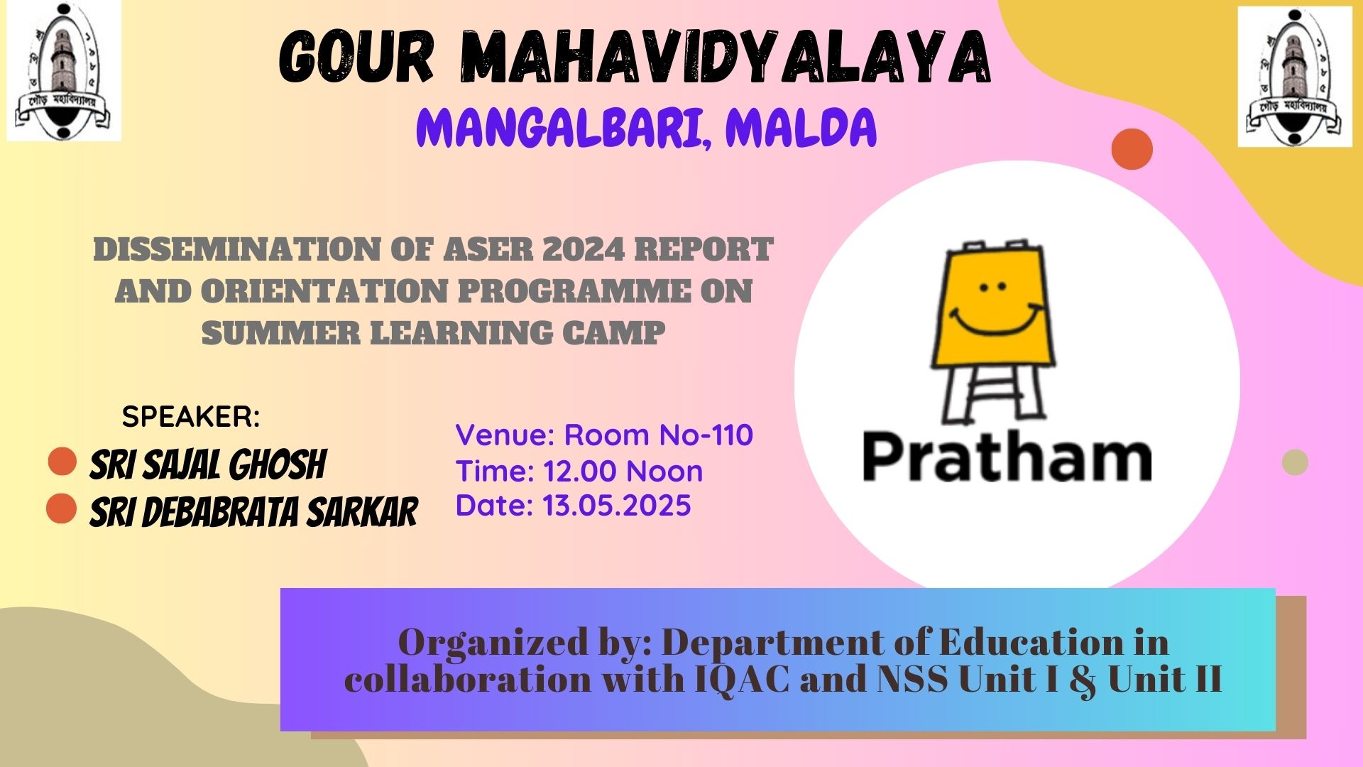 Collaboration with Pratham Foundation