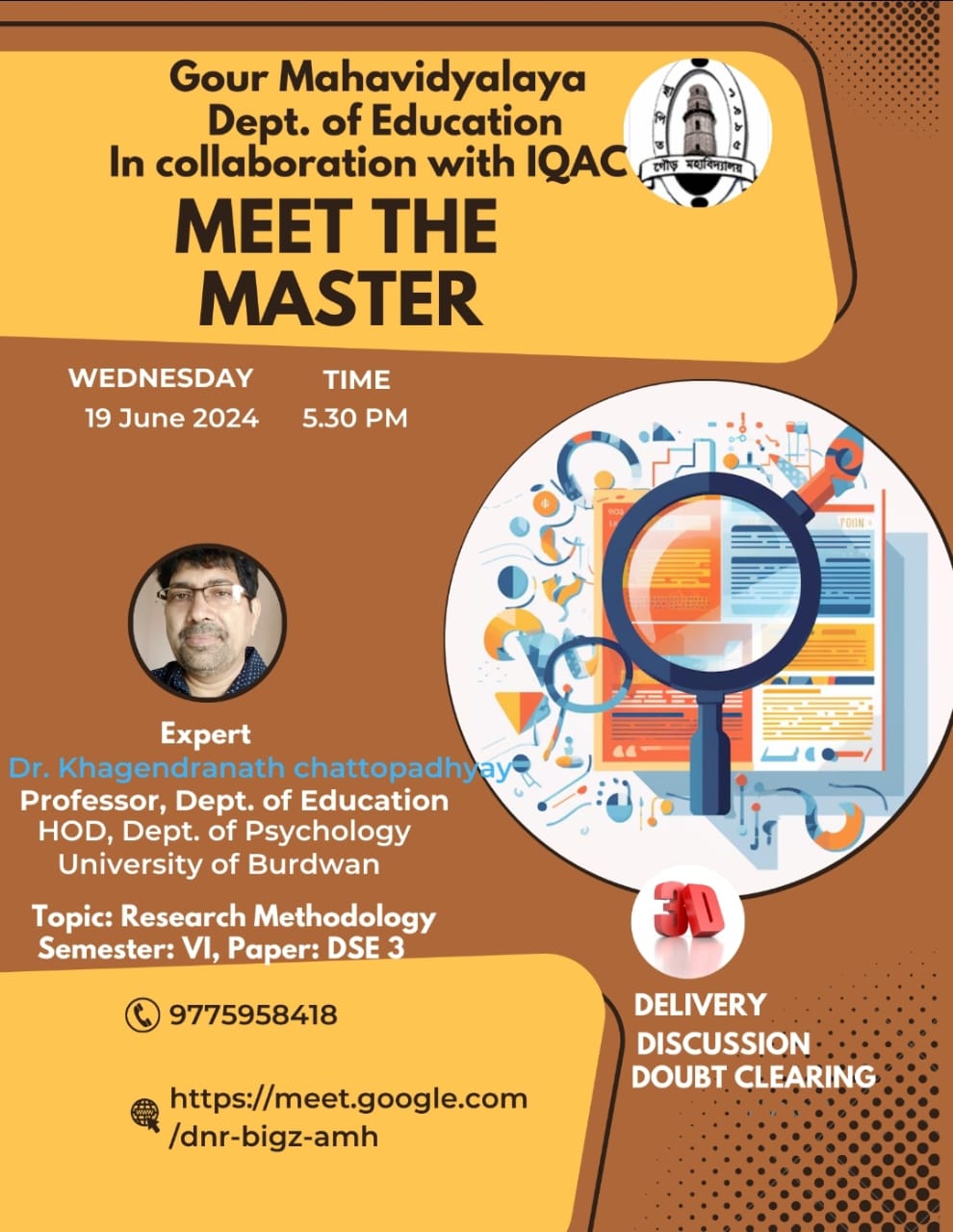 Meet the Master on Research Methodology