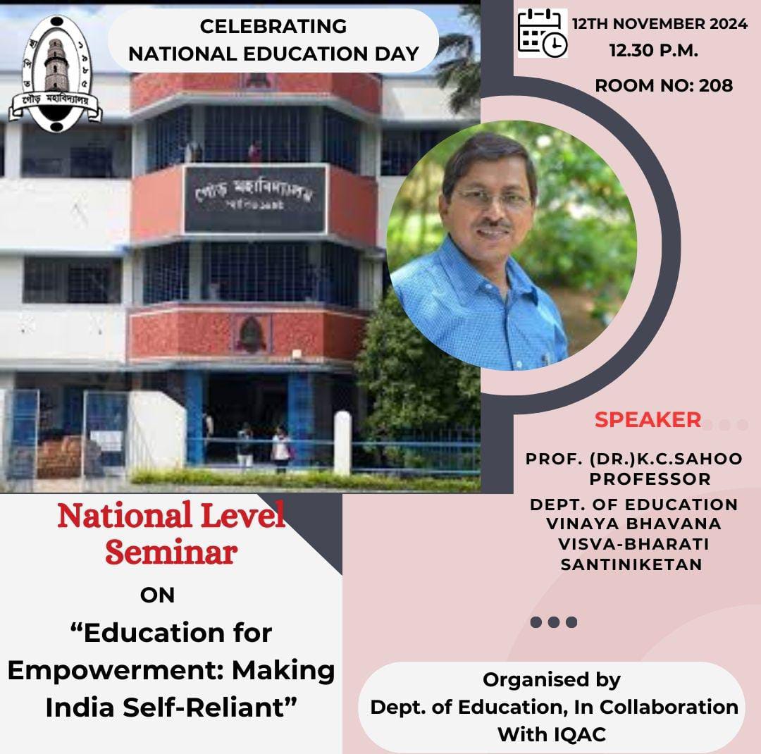 National Education Day Seminar